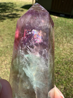 Large Fat Watermelon Fluorite Tower #5