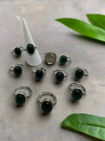 Natural Malachite Rings