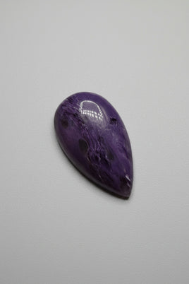 Charoite Pear Shape Cabochon Good Quality #4