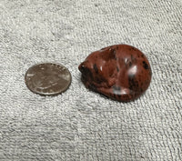 Mahogany Obsidian Sleeping Cat