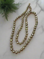Lime Freshwater Pearl Strand #10