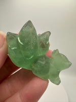 Baja Blast Fluorite Nine-Tailed Fox Carving