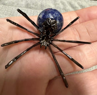 Spider with Sodalite Sphere