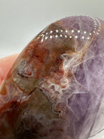 Amethyst Mixed with Stripe Agate Palm Stone #3