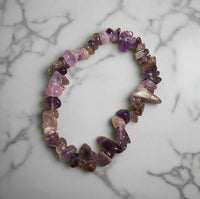 Trendy Gemstone Chip Bracelets