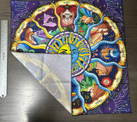 Astrological Symbols Sun and Moon Altar/Tarot Cloth