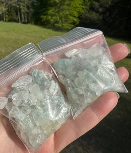 Rough Aquamarine Gravel Pack