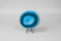 Dyed Blue Agate Slice #27
