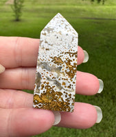 8th Vein Ocean Jasper Four Sided Tower