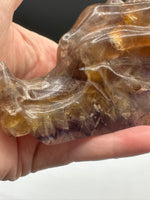 Rainbow Fluorite Dragon Head Carving #9 – 418g