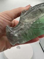 Fluorite Dragon Head Carving #15