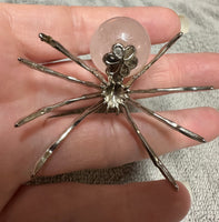 Spider with Rose Quartz Sphere