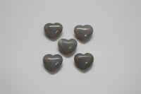 Botswana Agate 18mm Shaped Heart with Flat Back
