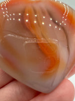 Carnelian Heart Palm Stone #5