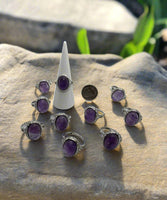 Natural Amethyst Rings