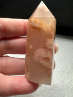 Pink Cherry Blossom Agate Tower