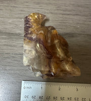 Fluorite Dragon Head Carving #9