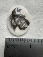 Adorable Dog Glass Cabochon #2