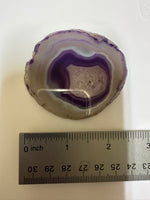 Dyed Purple Agate Slice #2