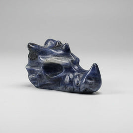 Sodalite Dragon Head