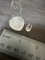 Quartz Perfume/Essential Oil Bottle Necklace