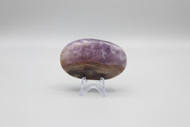 Amethyst Mixed with Stripe Agate Palm Stone #10