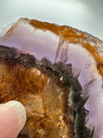 Fluorite Mixed Cube Pyrite & Acicular Slab #2