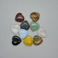 Gemstone Heart Bundle of 10