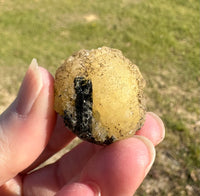 Prehnite with Epidote Nodule, India