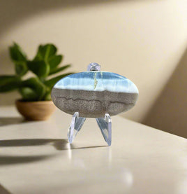 Owyhee Blue Opal Cabochon #1