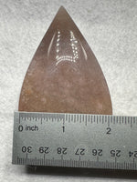 Ocean Jasper Polished Arrow Flame Freeform #4 – Peach & Moss Green – 147g