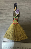 Fluorite & Amethyst Decorative Broom