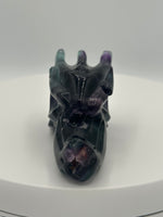Fluorite Dragon Head Carving #6