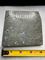 Free Form Pyrite Flowers Symbiosis Mixed Agate Slab #1