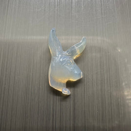 Carved Opal Rabbit 15x8mm 1.6ct