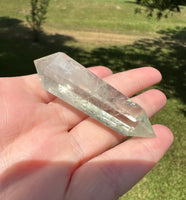 Double Terminated Prasiolite Scepter Wand #6