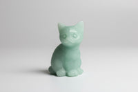 Green Aventurine Carved Cat #3