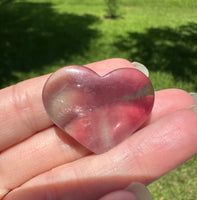 Candy Fluorite Carved Heart #10