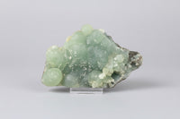 Prehnite mixed with Green Tourmaline Raw Specimen #4