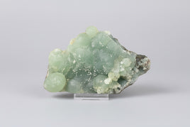 Prehnite mixed with Green Tourmaline Raw Specimen #4