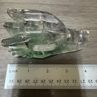 Fluorite Dragon Head Carving #15