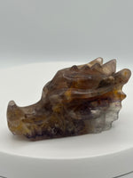 Fluorite Dragon Head Carving #9