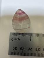 Pear Shape Candy Fluorite Cabochon #6