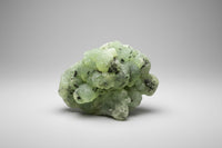 Prehnite mixed with Green Tourmaline Raw Specimen #11