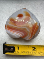 Carnelian Heart Palm Stone #14