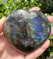 Large Beautiful Labradorite Heart #16