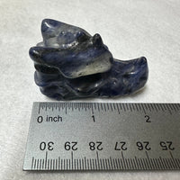 Sodalite Dragon Head
