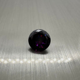 Round Purple Cz 8mm 3.05ct