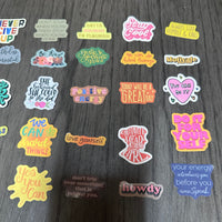 Inspirational Stickers Set of 50