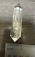 Natural Quartz Double Terminated Wand Point #18